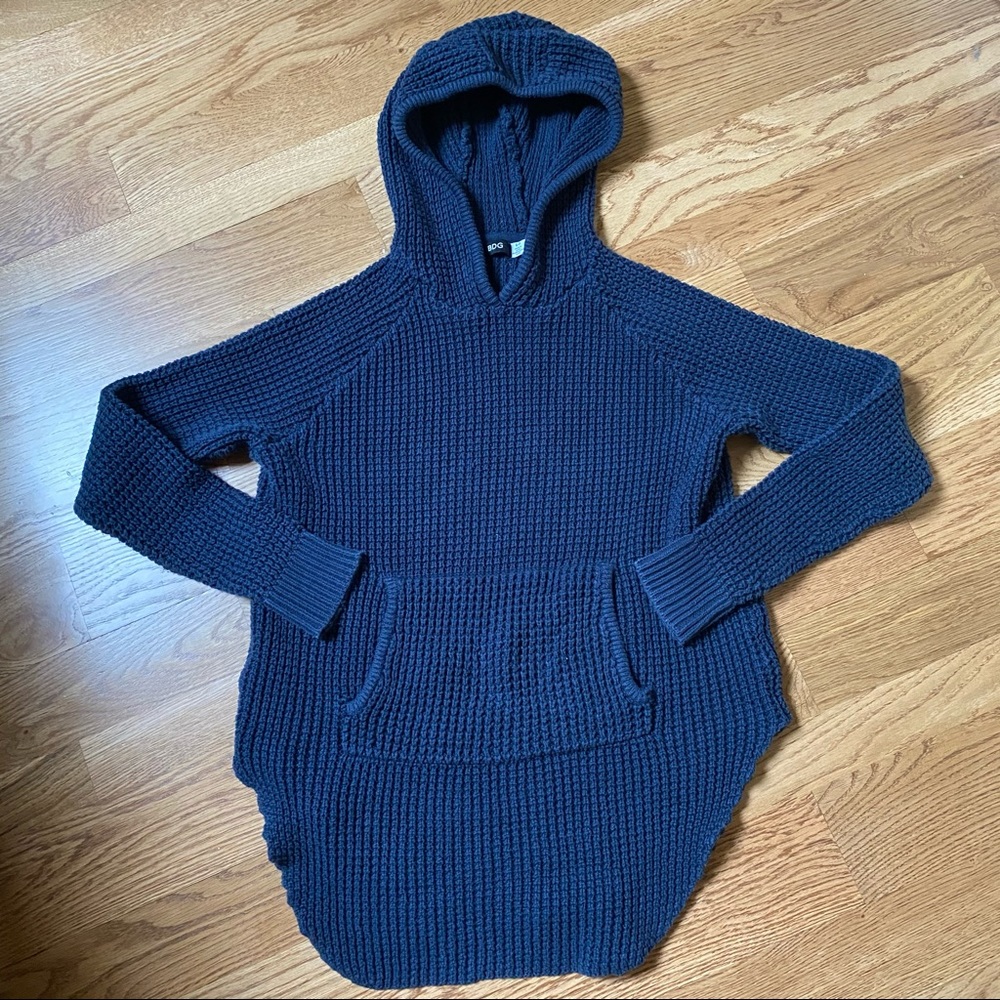 Urban Outfitters BDG Waffle Knit Hoodie Sweater